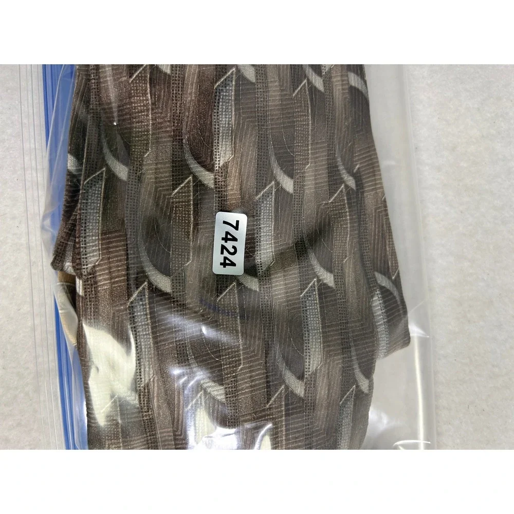 Professional‎ Milano Uomo/Van Heusen Mens OS Brown Gold Silk Tie Bundle Lot 2pc
